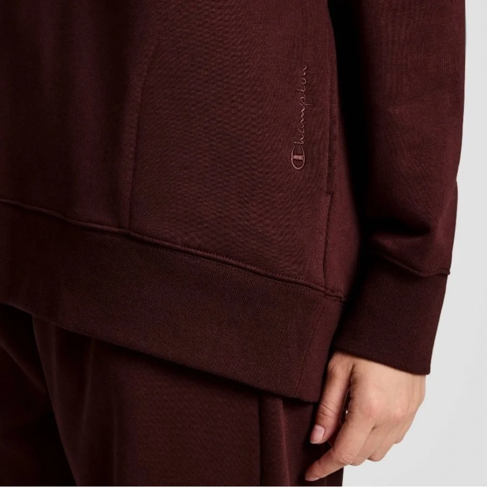 Champion Women’s Long Sleeve V-Neck French Terry Pullover